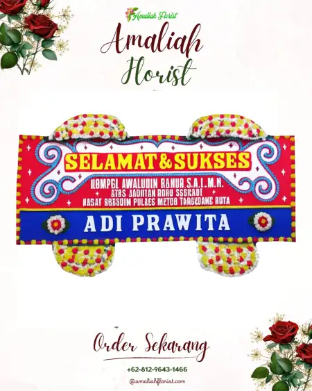 Papan Bunga Ucapan Selamat Ambalkebrek